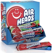 Airheads Candy Bars, Variety Bulk Box, Chewy Full Size Fruit Taffy, Gifts, Holid