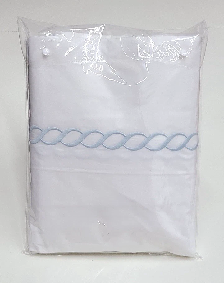 Matouk 经典链条全/大号被套浅蓝色 520 线数 — 第 2/4 张图片