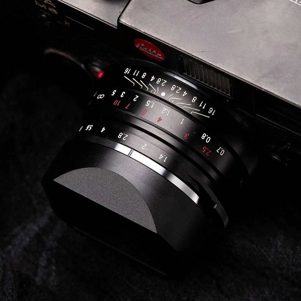 For Voigtlander 35mm F1.4 Bayonet Metal Lens Hood Shade Replace LH-6 Black - Image 3 of 4