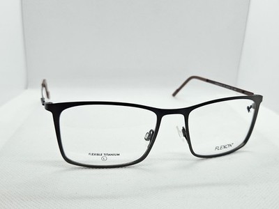 Flexon E1144 1144 071 Eyeglasses Matte Gunmetal Sepia 54-18-145 Titanium Frames 