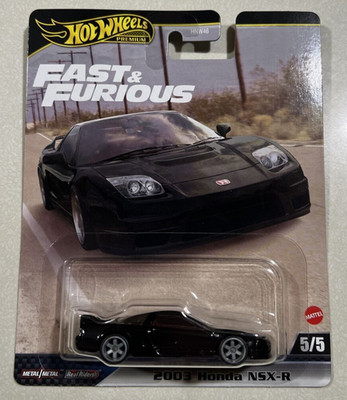 Hot Wheels 2003 Honda NSX Type-R Black Fast & Furious HNW46-956Q 1/64
