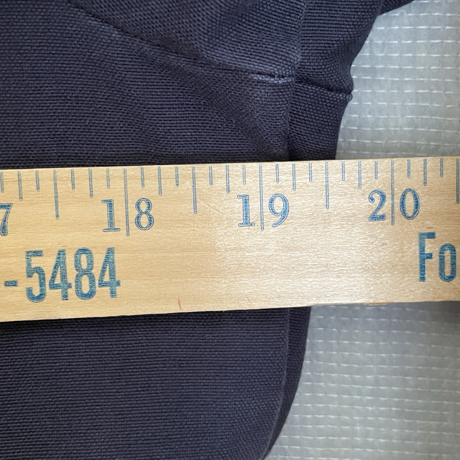 LL Bean Womens Barn Coat Size M Petite Field Chore Jacket Blue Canvas Lined