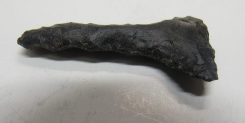 AUTHENTIC INDIAN ARROWHEAD PROJECTILE 1 3/4"  STONE DRILL OR PERFORATOR T SHAPE - Picture 2 of 3