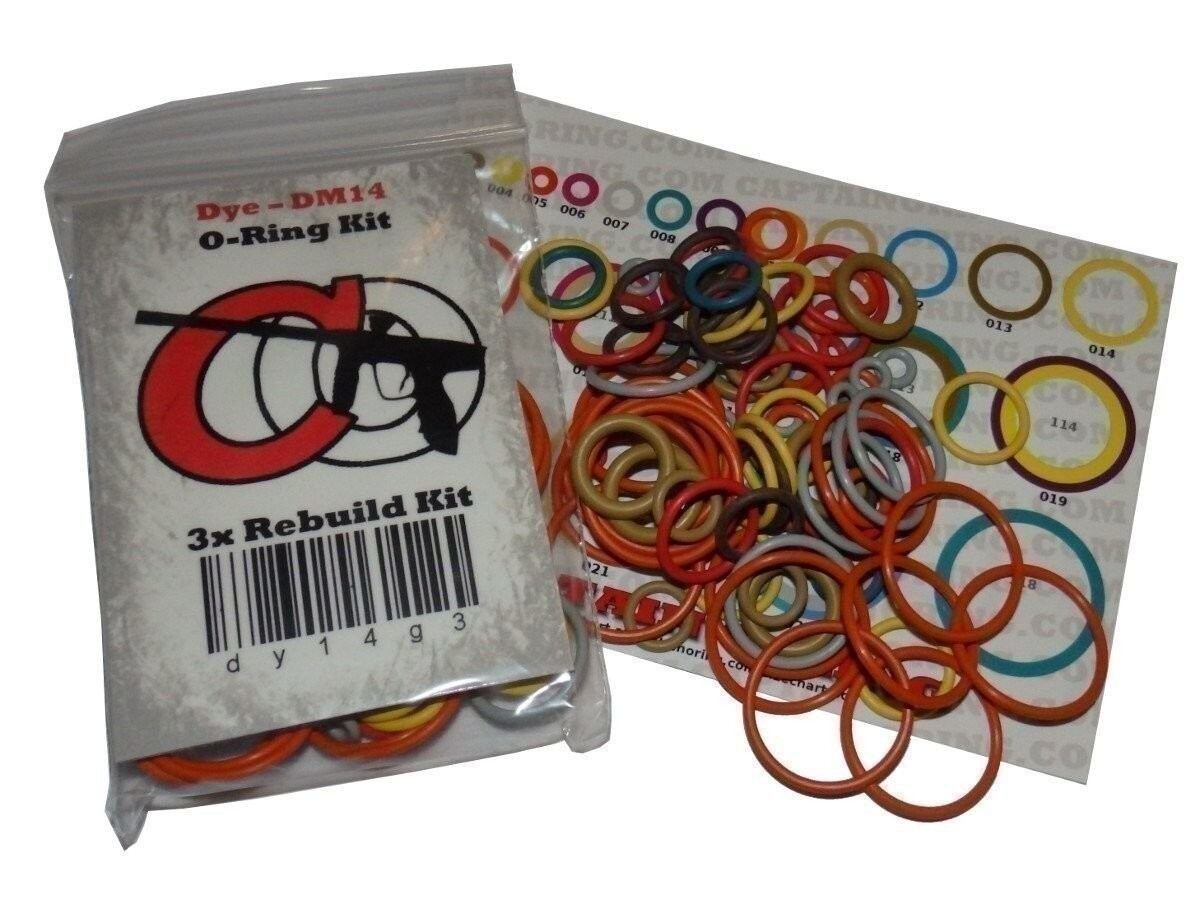 Dye Proto Rize / Rize Maxxed - Color Coded 3x Oring Rebuild Kit