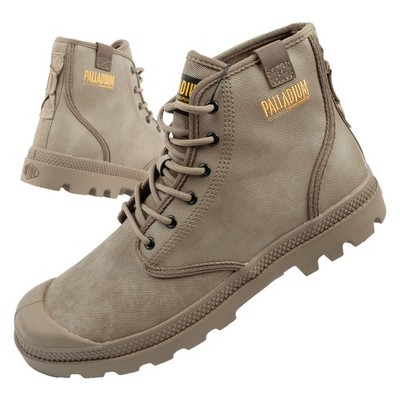 Palladium Pampa Hi Coated Herren Sneaker High-Top Freizeit Übergangsschuhe Grün