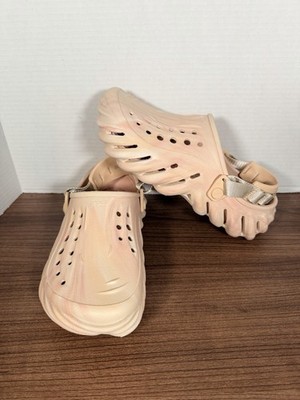 Crocs Echo Marble Clogs M6 / W8 Quartz Shoes 208454-6WS