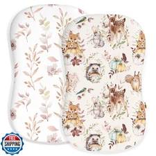 Woodiville Baby Lounger Cover for Boys Girls, Soft Breathable Jersey Baby Lou