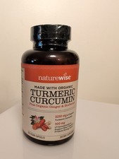 NatureWise Curcumin Turmeric 2250mg - 95 Curcuminoids  BioPerine 90 Capsules
