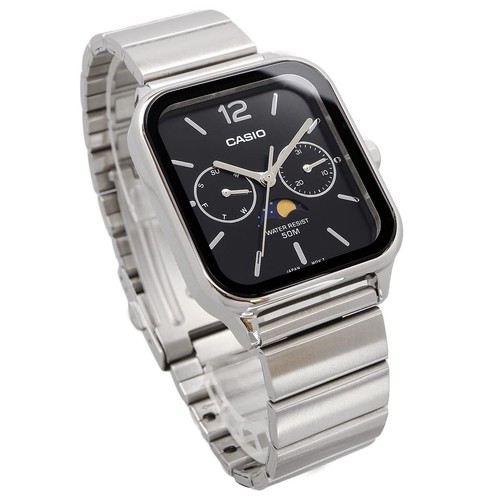 casio CASIO Standard Moon Phase Analog Men s Watch MTP-M305D-1AV Metal Vand 449 - Picture 5 of 7