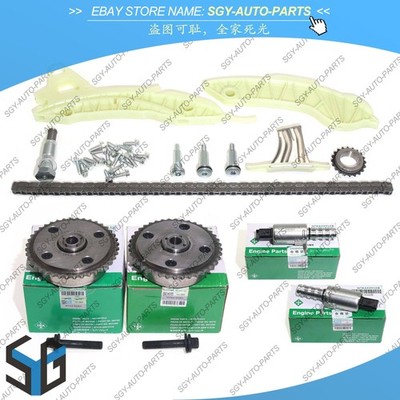 INA Timing Chain Kit VVT Sprockets Solenoid Fit For 2007-16 Mini Cooper L4 1.6L