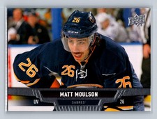 2013 Upper Deck #384 Matt Moulson   Buffalo Sabres