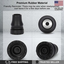 4Pcs Cane Tips 3/4 Inch Heavy Duty Rubber Cane Tips Anti Slip TPR Replacement...
