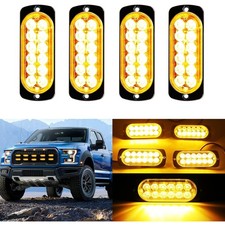 Warnleuchte LED 12V 24V 4 Stück Notfall Blinklicht Stroboskop LKW Fahrzeug