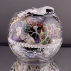 Mixed Costume Jewelry Jar Lot Vintage Modern Necklace Earrings & More 2.11 lb