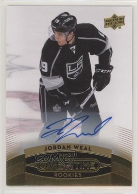 2015-16 Upper Deck GTS Overtime Rookies Gold Foil Jordan Weal Rookie Auto RC 1o3