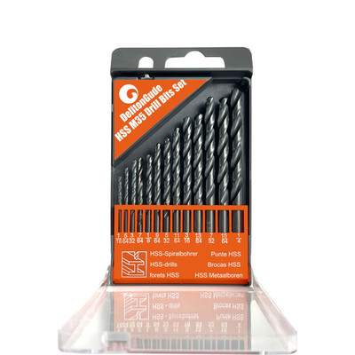 Delitongude 13Pcs 1/16-1/4 Cobalt Twist Drill Bit Set M35 Hss Drill Bits For