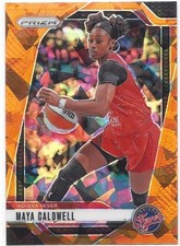 2024 Panini Prizm Orange Ice Prizm - Maya Caldwell