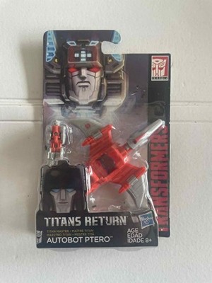 TRANSFORMERS HASBRO TITANS RETURN AUTOBOT PTERO HE COMES MINT CARDED