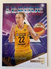 Courtney Vandersloot 2019 WNBA Donruss League Leaders insert #3 Press Proof /199