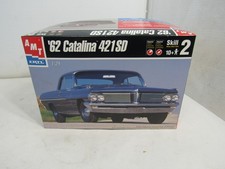 '62 Pontiac Catalina 421 SD - AMT ERTL 1/25 Scale Model Kit OPEN BOX