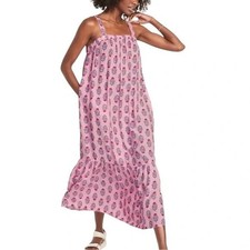 Old Navy Womens size XL Tie Back Ruffle Tiered Ruffle Hem Maxi Dress