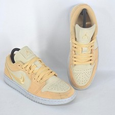 Nike Air Jordan 1 Low SE Celestial Gold Muselina Sail DV0426-200 Hombres 8 Jumpman
