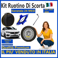 Set 💥 Schalträdchen Fiat Tipo 16” + Cric + Schlüssel + Sack DOT2025 Kompatibel