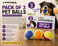 Prima Pack of 3 Pet Balls