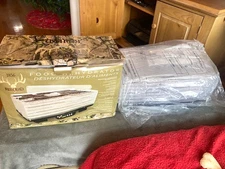 FOOD DEHYDRATOR FROM REDHEAD-NEVER USED-6 STACKABLE TRAYS,TIME.TEMP CONTROL-NICE