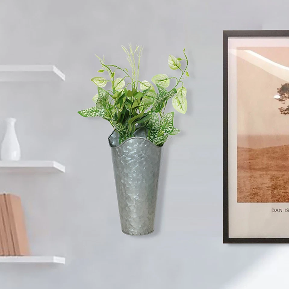  3 Count Blumentopf Hängend Metall Wand-Blumentopf Heimdekoration - Bild 4 von 4