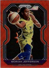 2021 Panini Prizm WNBA Prizms Ruby Wave #9 Moriah Jefferson - BSK
