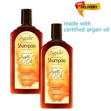 Agadir Daily Moisturizing Shampoo 12.4 oz pack of 2 -free express shipping