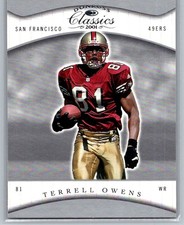 💎2001 Donruss Classics Football #79 Terrell Owens - San Francisco 49ers💎