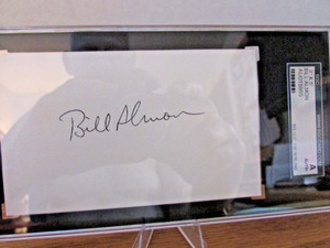 BILL  ALMON SAN DIEGO PADRES  AUTOGRAPH INDEX CARD  SGC COA  # 1357678-040