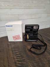 Vintage Polaroid M635CL Black Instant Camera W/ Original Box