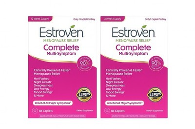 Estroven Complete Multi-Symptom Menopause Relief, 2x84 Caplets Pack Of 2