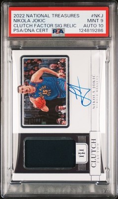 2022 #NKJ NIKOLA JOKIC 6/35 PSA 9 AUTO 10