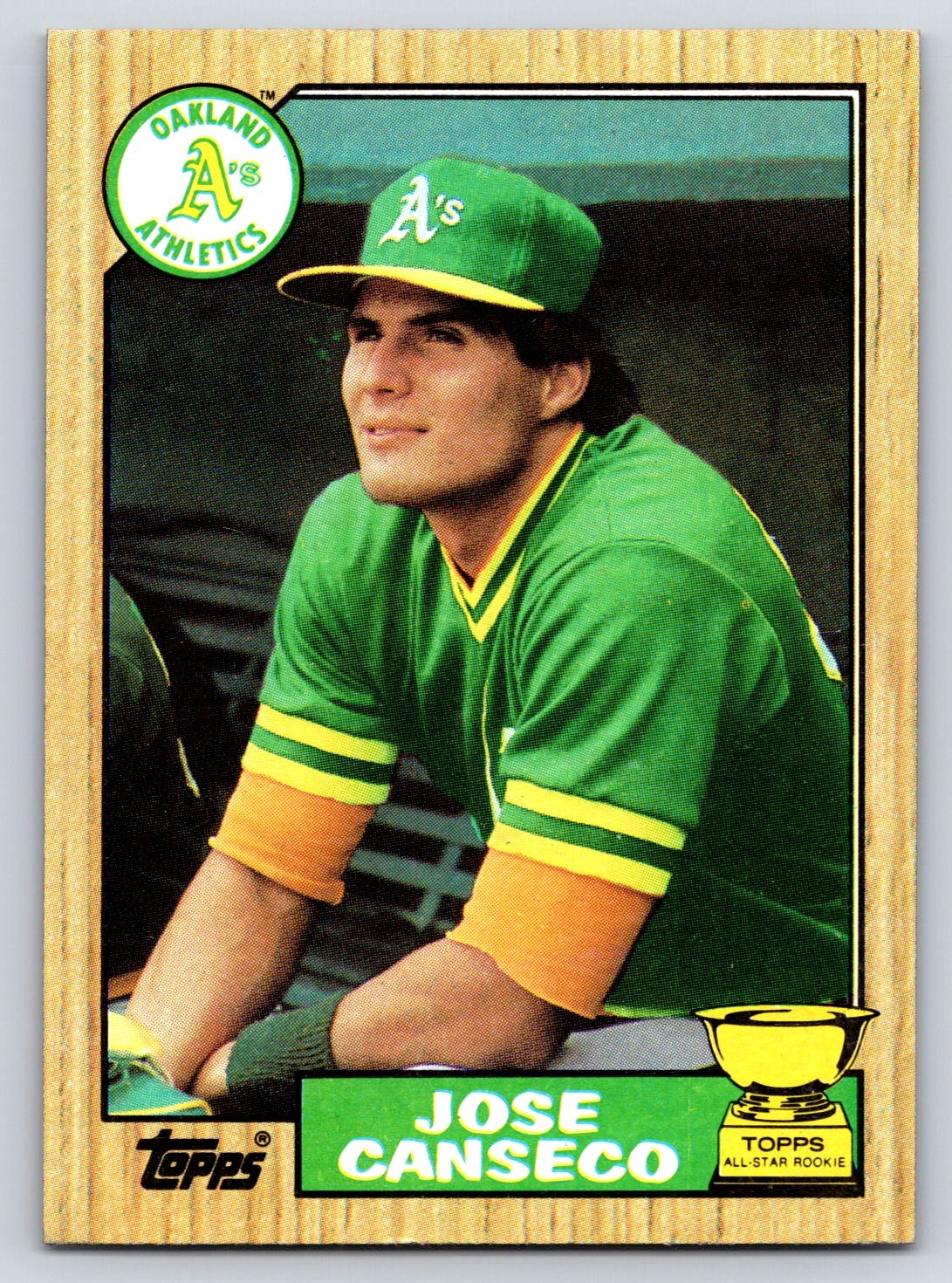 JOSE CANSECO 1987 Topps #620 NM