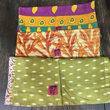 3 MIEKO MINTZ Cotton Dust Bags, Hobo, Retro.