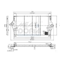 Meat & Doria LadeluftküHler LLK FüR Renault Espace IV 2.2 Dci Laguna II JK0/1