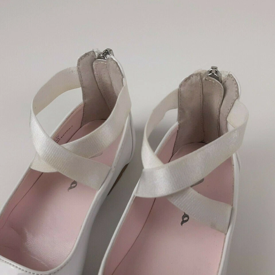 Nina Marissa White Patent Ballet Flats - Image 3 of 4