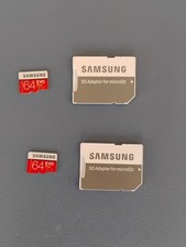 Samsung EVO Plus 64GB microSDXC UHS-I Memory Card with SD Adapter Lightly Used