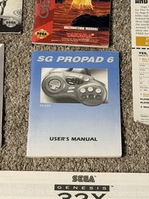 SEGA Manual Lot Of 10 (Game Gear, Genesis 32X, Promo Catalog, Console Paperwork)