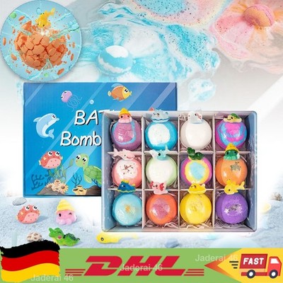 12Pack Fizzy Bubble Bath Gift Set,Bath Bombs With Surprise Inside,Color Changing
