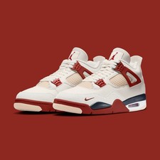 Nigel Sylvester x Jordan 4 "Sail" Cinnabar Men's Size US 7-12