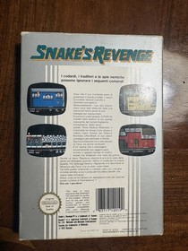 NES NINTENDO SNAKE REVENGE METAL GEAR PAL ITALIANO KONAMI MATTEL NUOVO