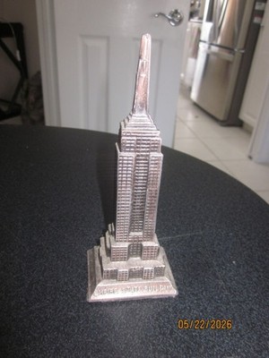 Vintage Metal 6'' Empire State Building