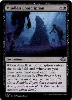 Modern Horizons 3 #101 Mindless Conscription Near Mint or Better