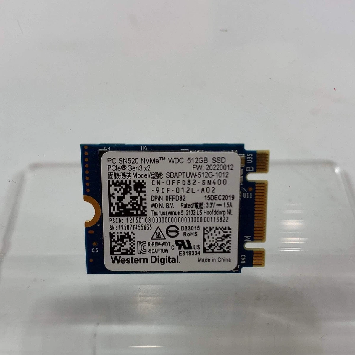 Western Digital M.2 Interface 512 GB Solid State Drives for sale