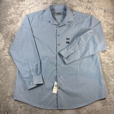 Kenneth Cole Unlisted M Slim Fit Dress Shirt Cadet Blue 17-17.5 32-33 DR32150924